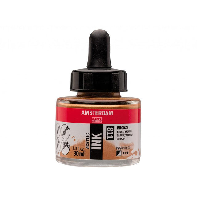 Amsterdam Ink 30ml - 811 Bronze - HobbyHimmelen