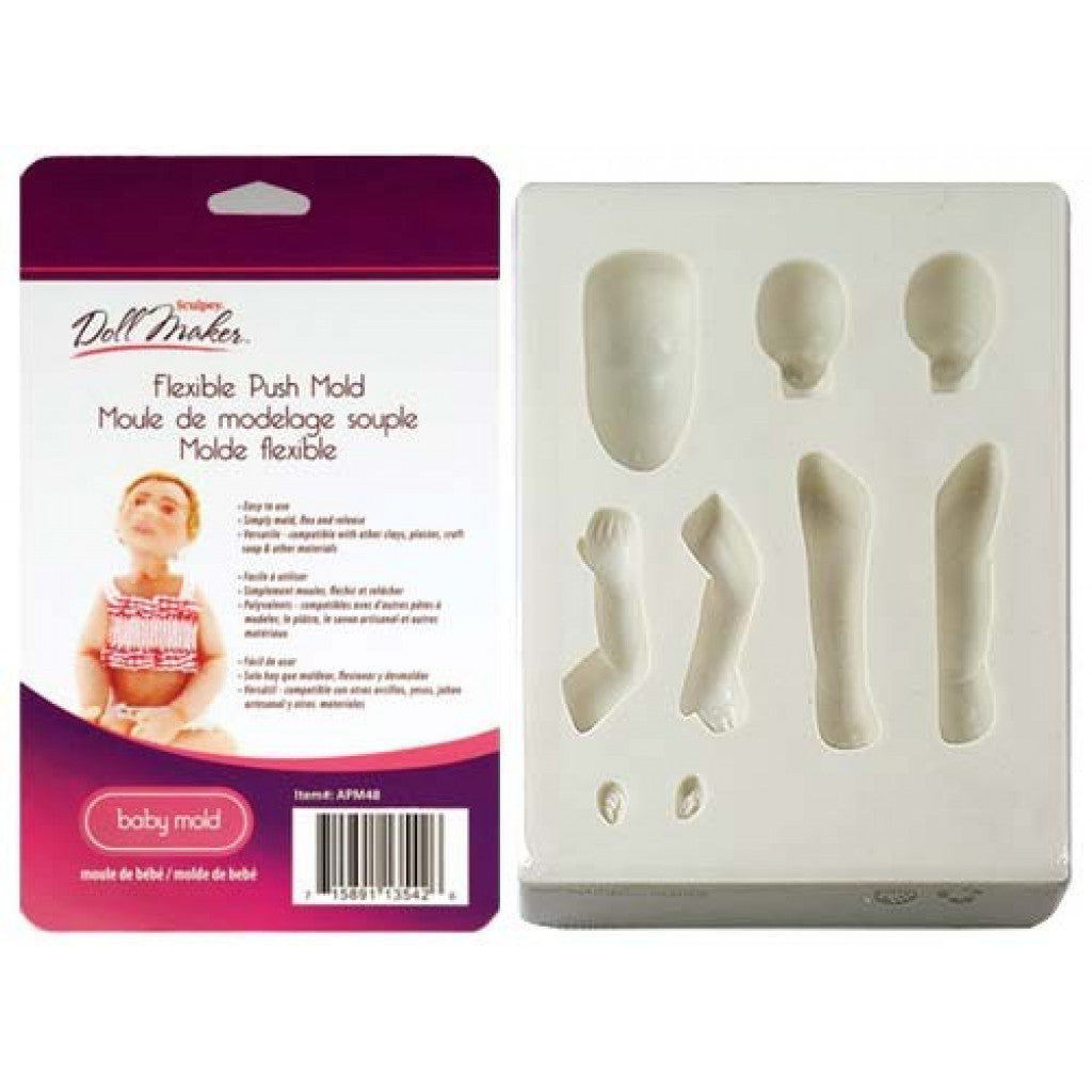 Støpeform til Leire - Baby Doll