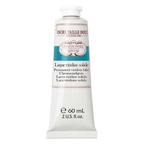 Charbonnel - Etching Ink 60ml - Permanent Viridian Lake - HobbyHimmelen