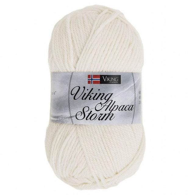 Alpaca Storm - 502 Naturhvit - HobbyHimmelen
