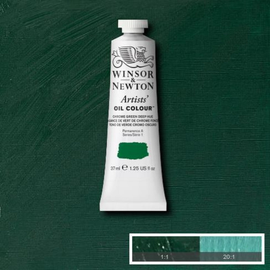 W&N - Artists Oil 37ml - 147 Chrome Green Deep Hue