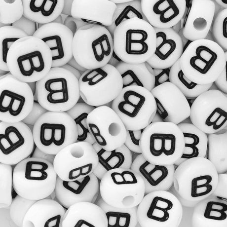 Bokstavperler 50stk. B - HobbyHimmelen