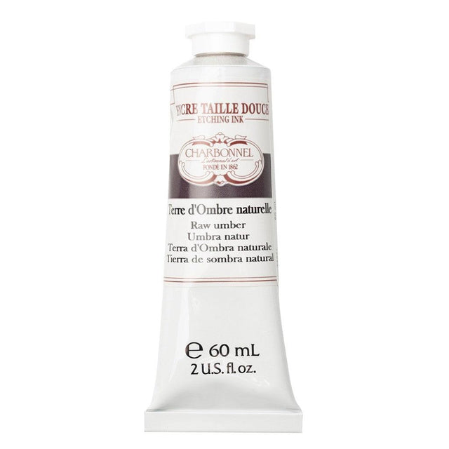 Charbonnel - Etching Ink 60ml - Raw Umber - HobbyHimmelen