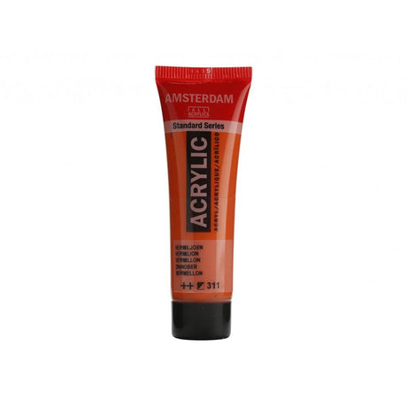 Amsterdam Standard 20ml - 311 Vermillion - HobbyHimmelen