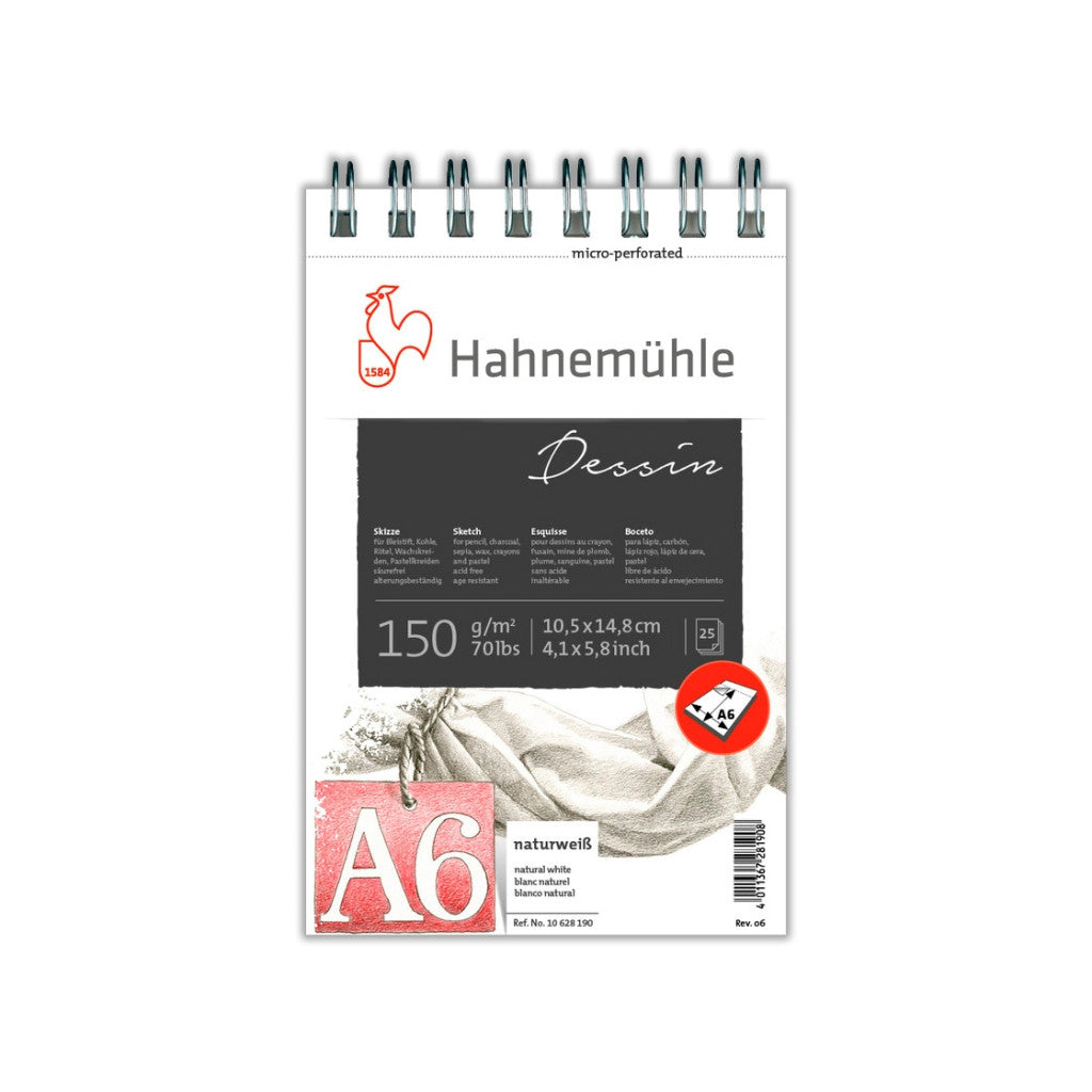 Skisseblokk  Dessin, 150g - A6 spiral