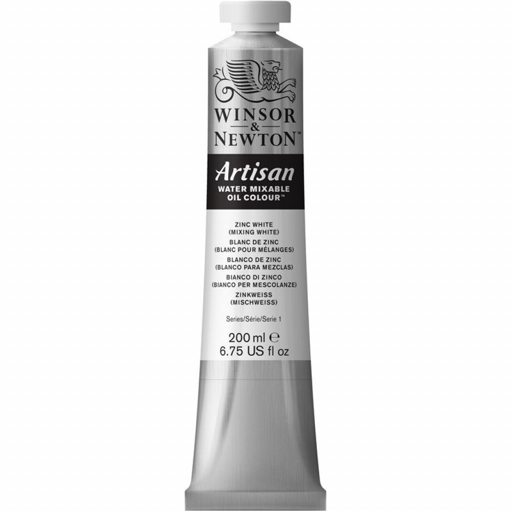 W&N - Artisan Water Mixable Oil 200ml - 748 Zinc White (Mixing White)