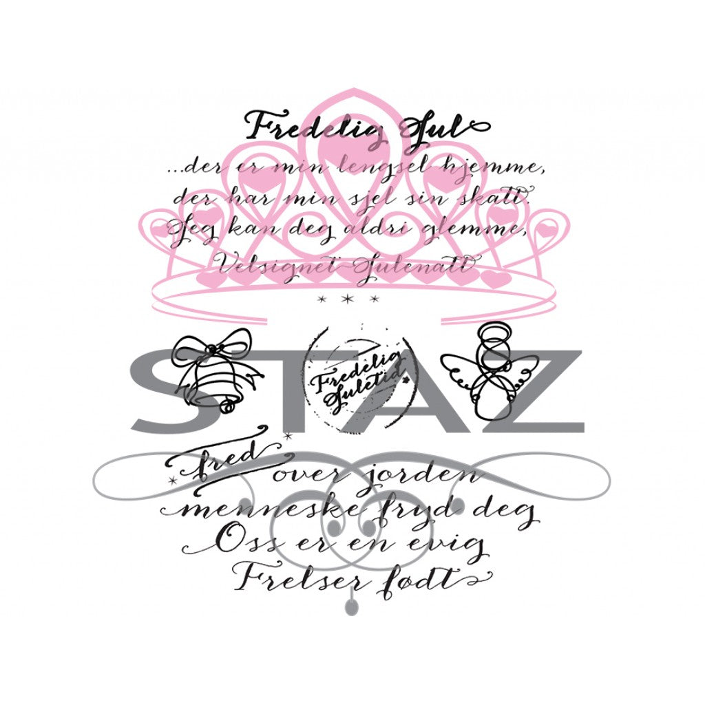 Staz Stempelsett - Velsignet julenatt