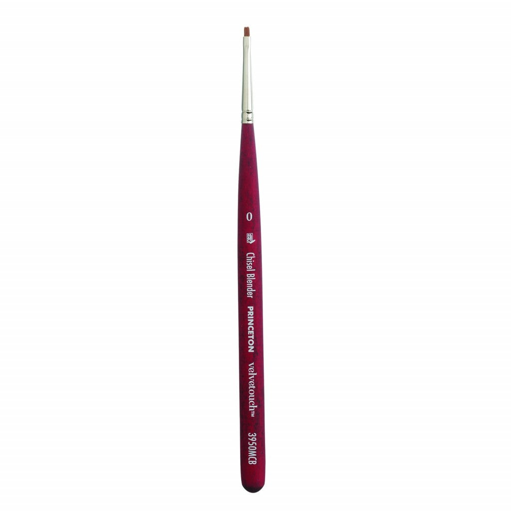 Princeton Brush Velvetouch Mixed Media Mini Brush - Chisel Blender 0