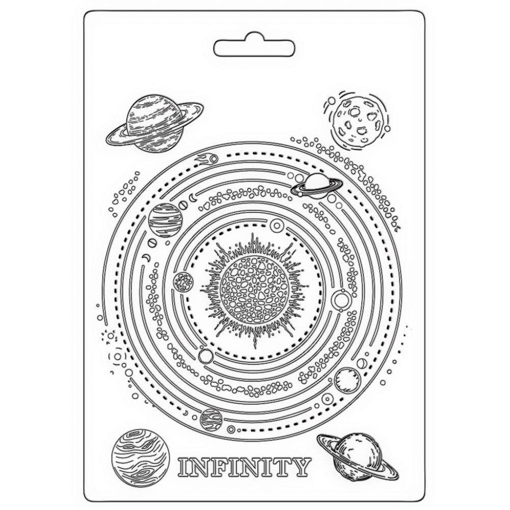 Stamperia Soft Maxi Mould A5 - Cosmos Infinity