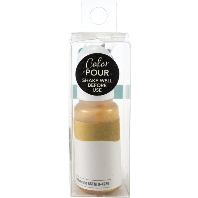 Color Pour Resin Color Opaque - Metallic Gold - HobbyHimmelen