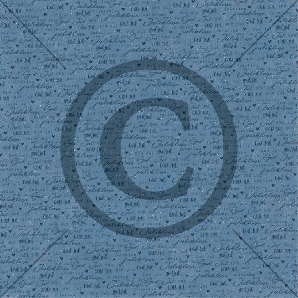 Papirdesign Mønsterpapir 12"x12" - Julekveld