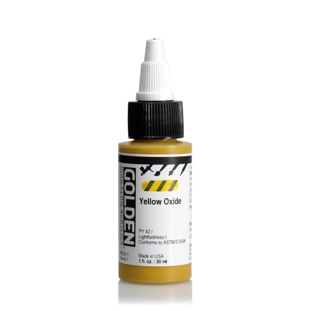 Golden High Flow Acrylics 30ml - Yellow Oxide