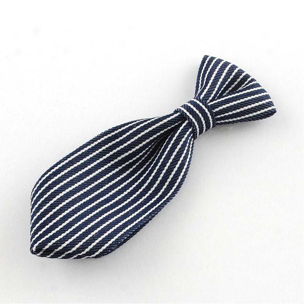 Håndlaget Slips, 7cm - Midnight Blue