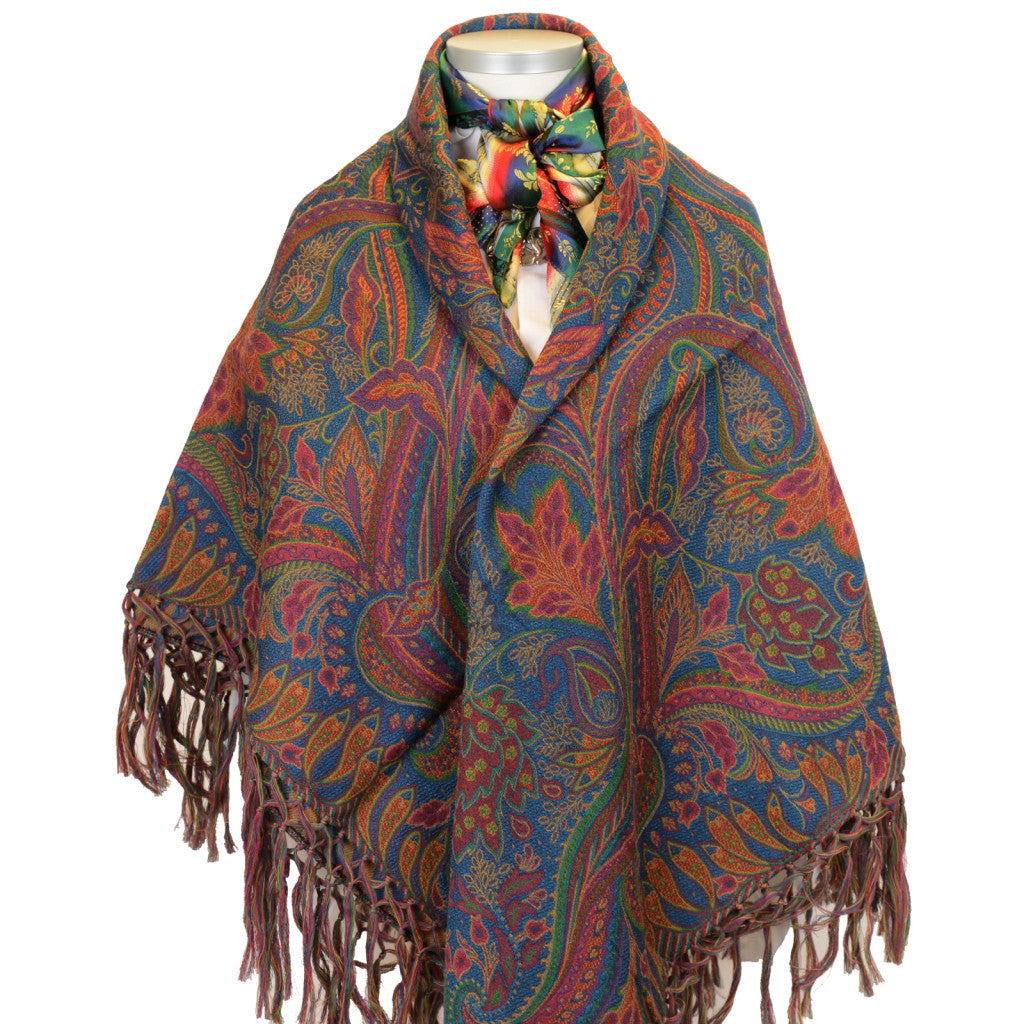 Wienersjal Frynset 140 x 140cm - 023