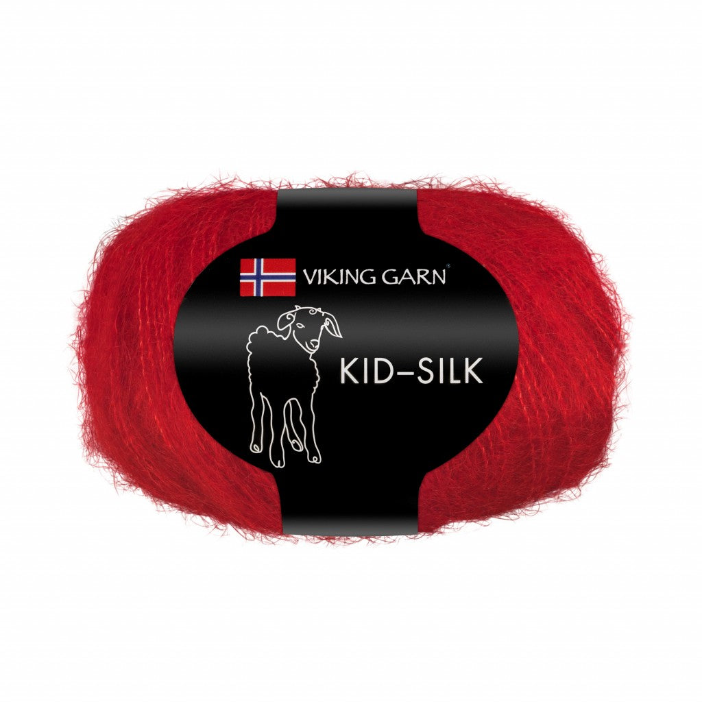 Kid-Silk - 350 Rød