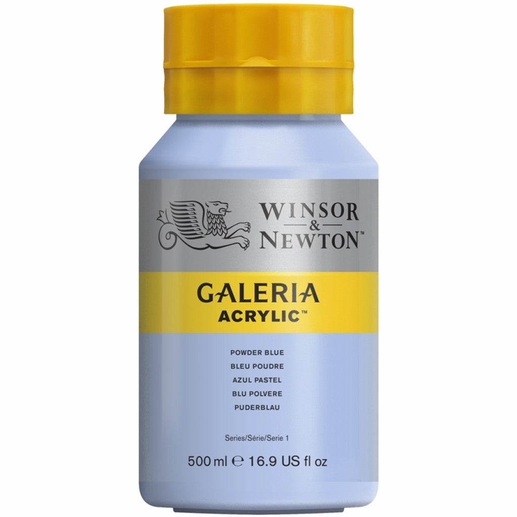 W&N - Galeria Acrylic 500ml - 446 Powder Blue