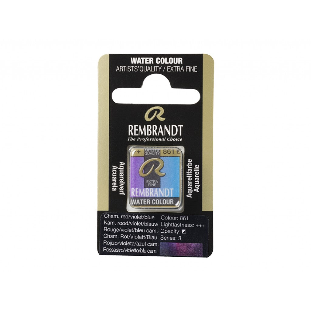 Rembrandt Akvarell Halfpan - Chameleon Red/Violet/Blue 861