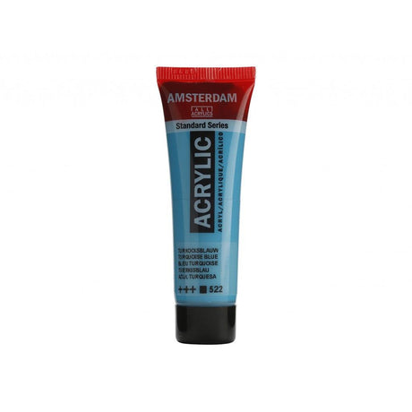 Amsterdam Standard 20ml - 522 Turquoise Blue - HobbyHimmelen