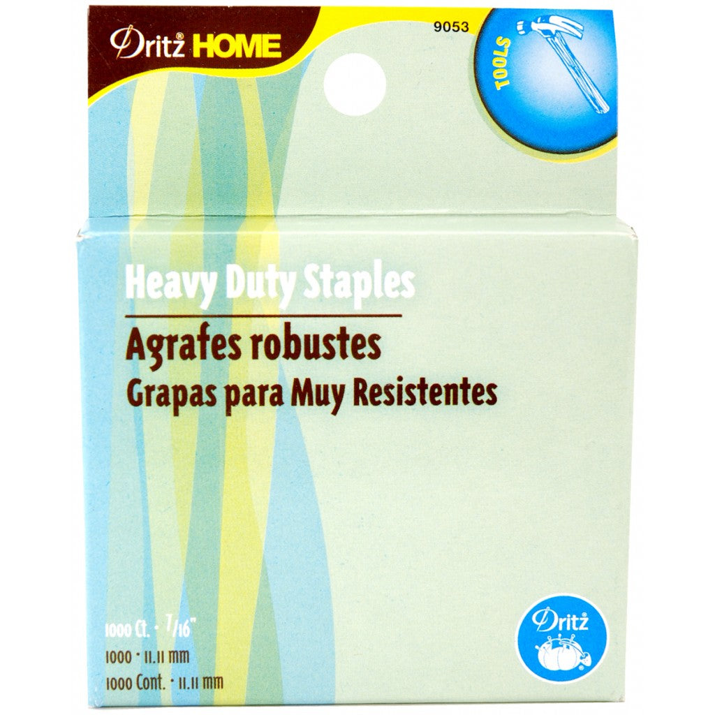 Dritz Home Heavy Duty Refill Staples 7/16" 1000/Pkg