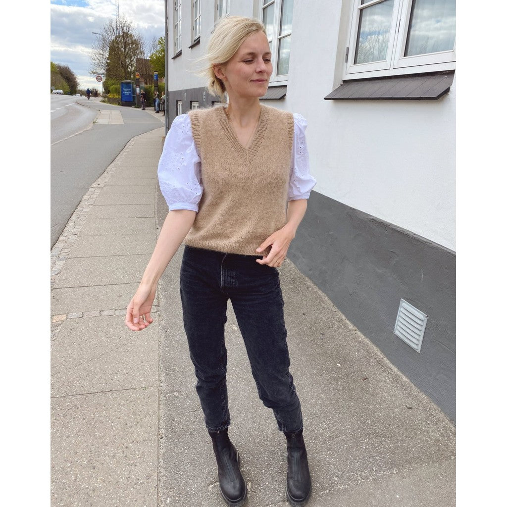 Mønster PetiteKnit - Stockholm Slipover V-Neck