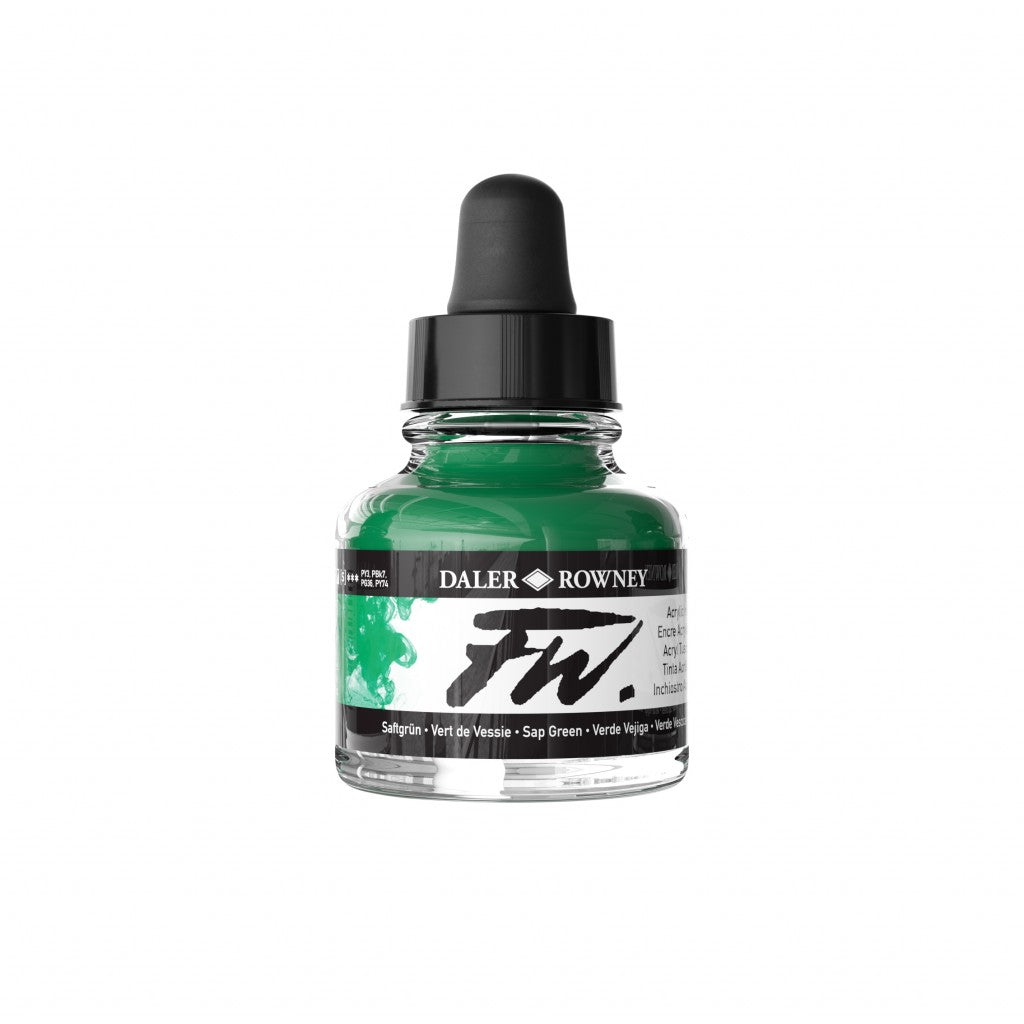 Daler Rowney - FW Ink 29,5ml - 375 Sap Green