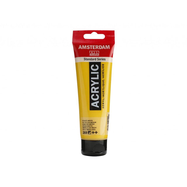 Amsterdam Standard 120ml - 269 Azo Yellow Medium - HobbyHimmelen