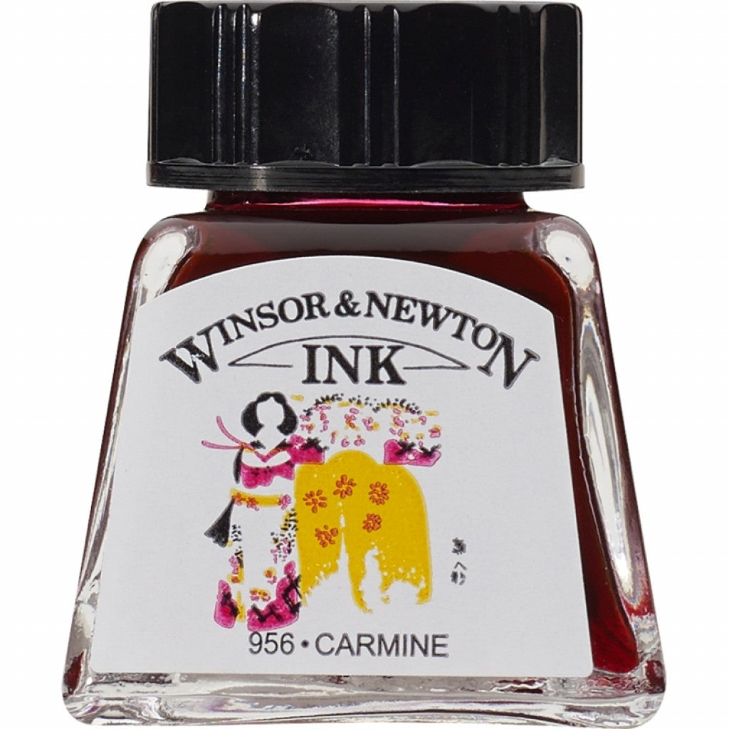 W&N - Drawing Ink 14ml - 127 Carmine