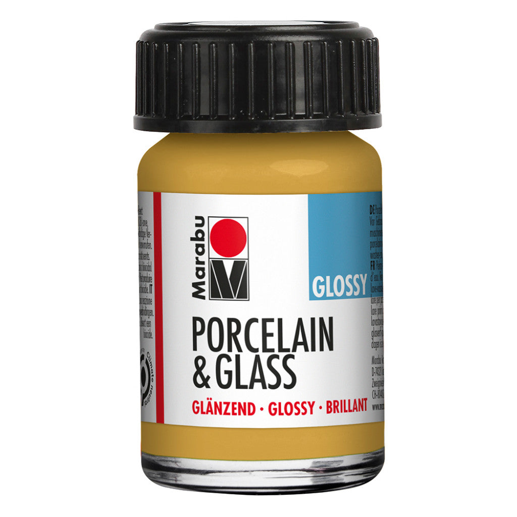 Marabu Porcelain & Glass Blank 15ml - 784 Metallic Gull