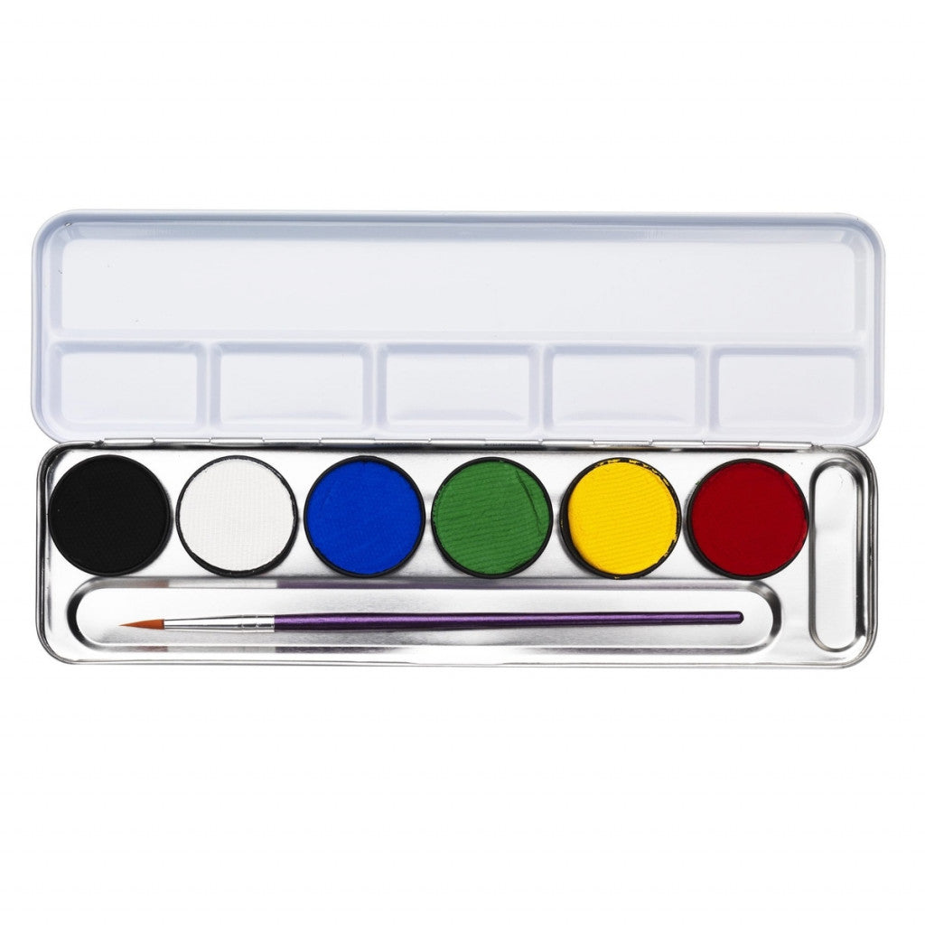 Ansiktsmaling Palett - 6 Farger