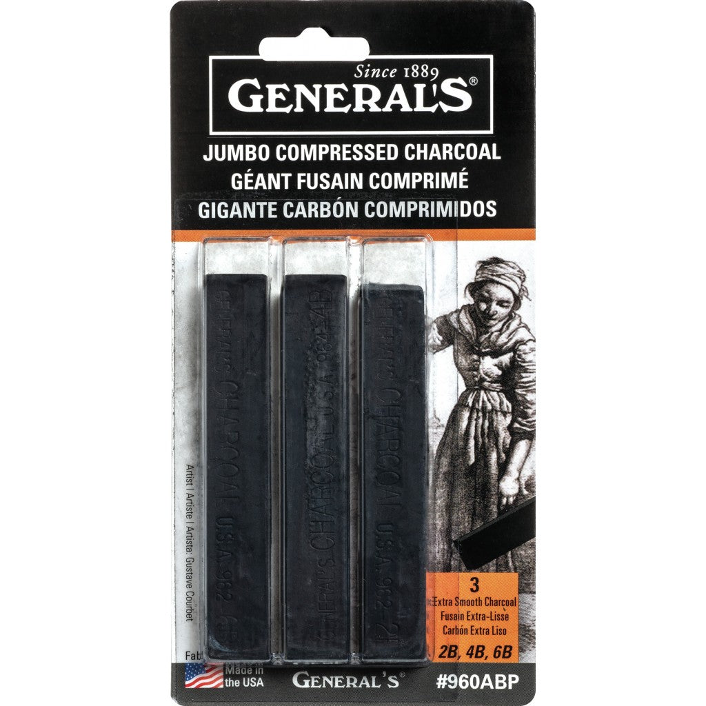 Generals - Presset Kull Jumbo - Black, 2B, 4B & 6B
