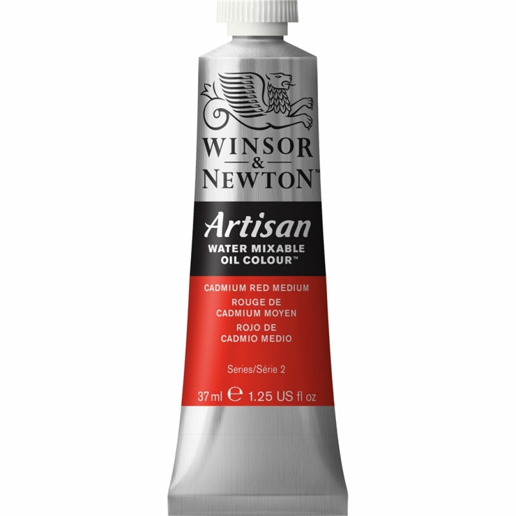 W&N - Artisan Water Mixable Oil 37ml - 099 Cadmium Red Medium