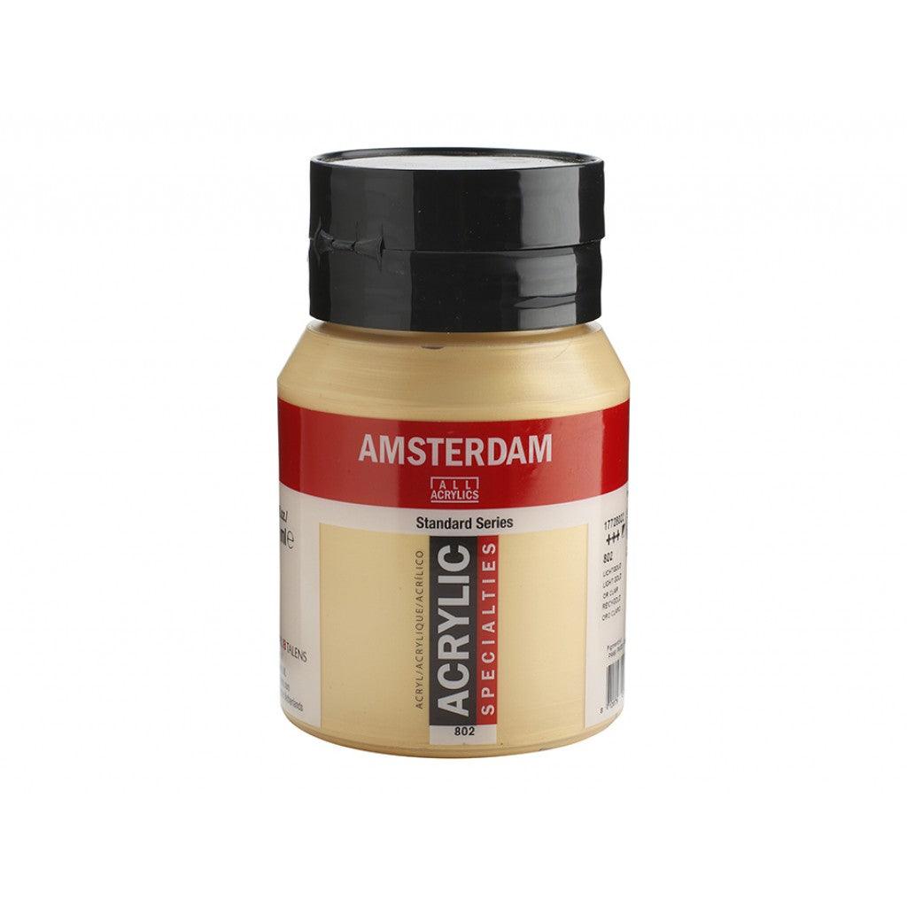 Amsterdam Standard 500ml - 802 Light Gold - HobbyHimmelen