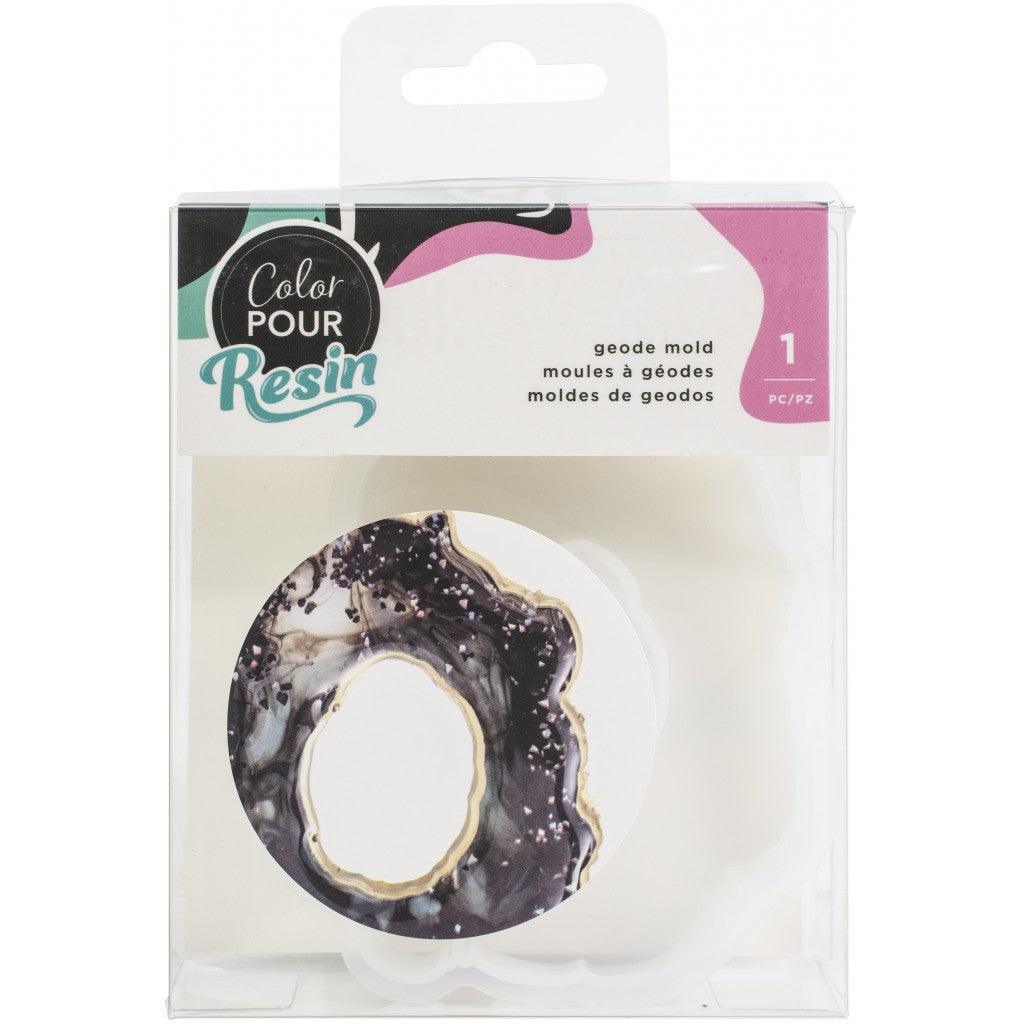 Color Pour Resin Mold - Geode - HobbyHimmelen