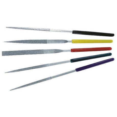 5pc Diamond File set 100mm - HobbyHimmelen