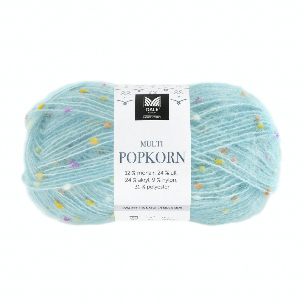 Multi Popkorn - 507 Lys turkis