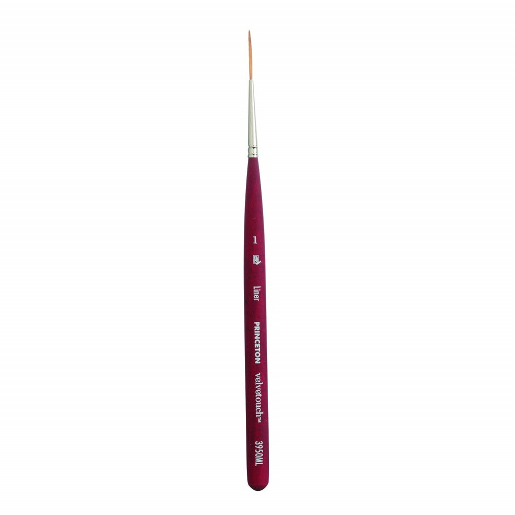 Princeton Brush Velvetouch Mixed Media Mini Brush - Liner 1