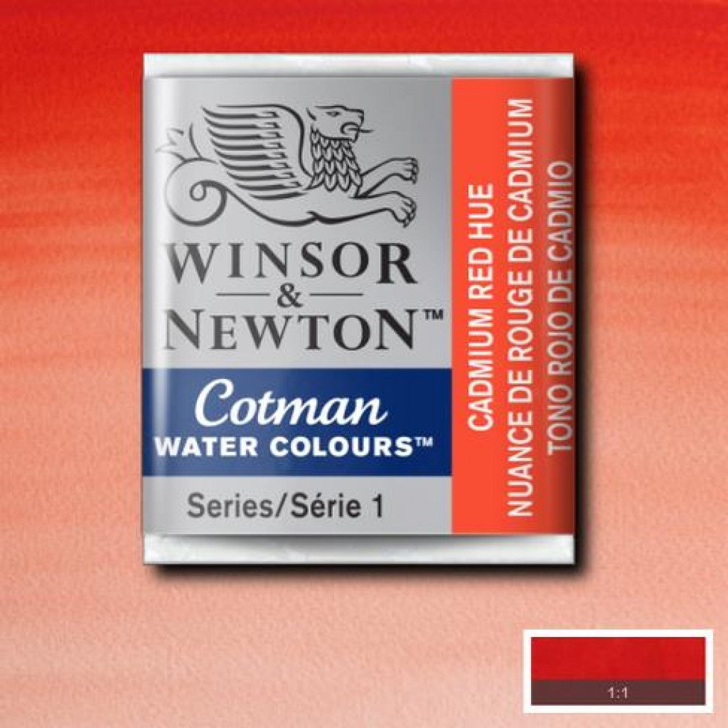 W&N - Cotman Water Colour HP - 095 Cadmium Red Hue