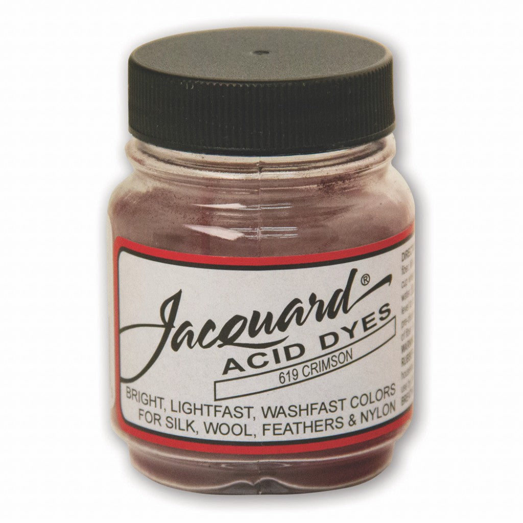 Jacquard Acid Dyes (Syrefarger), 14g - Crimson
