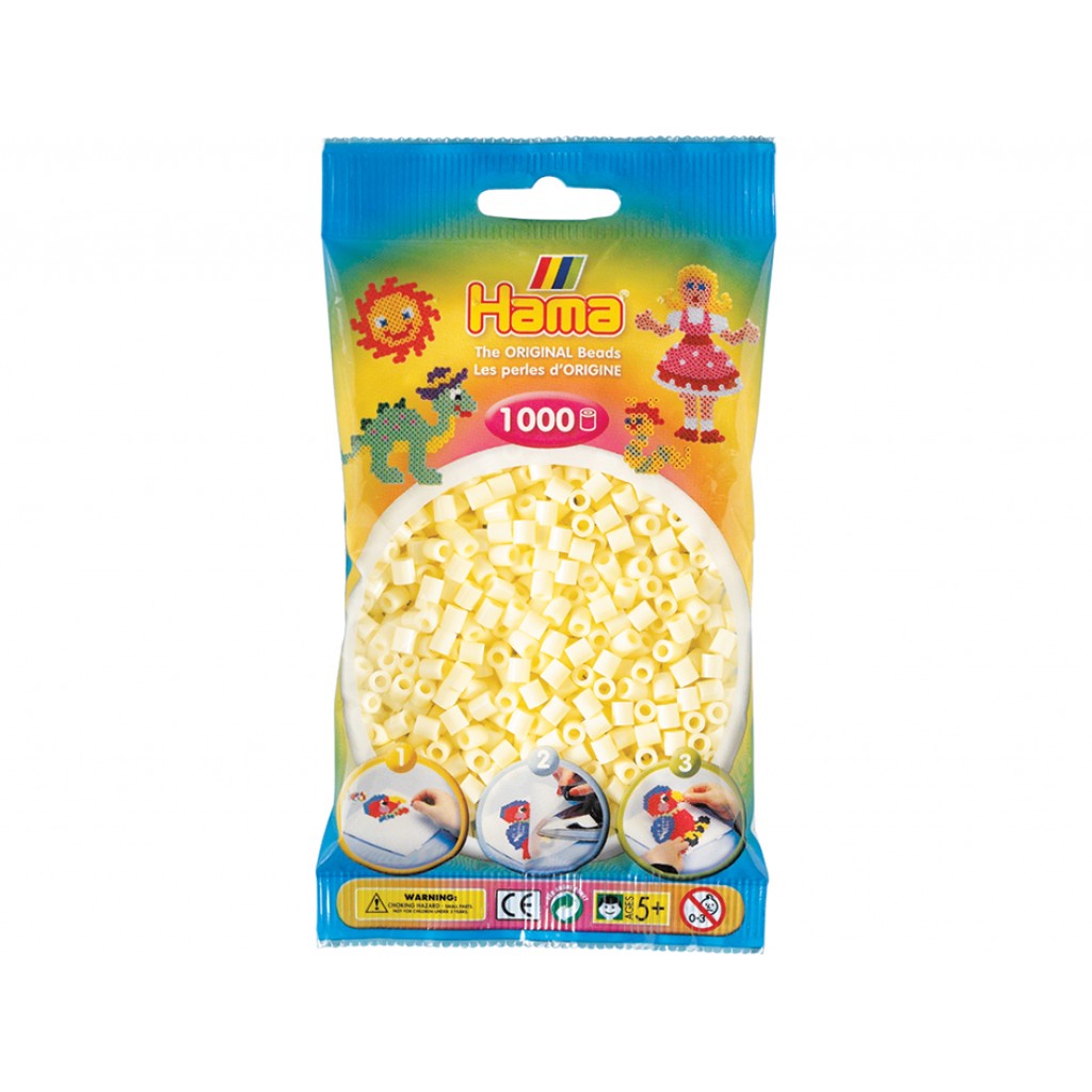 Hama Midi, 1000stk - 02 Krem
