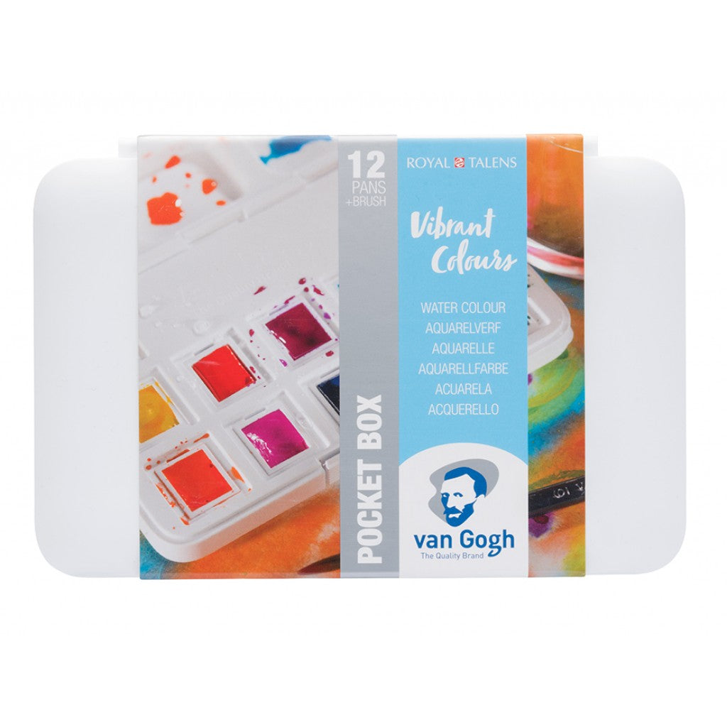 Van Gogh Akvarell - Pocketbox Vibrant colours