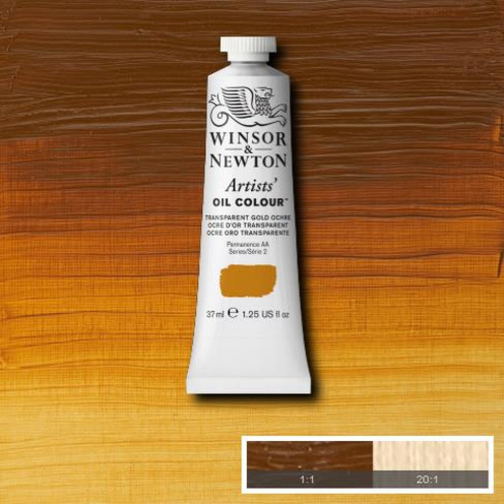 W&N - Artists Oil 37ml - 646 Transparent Gold Ochre