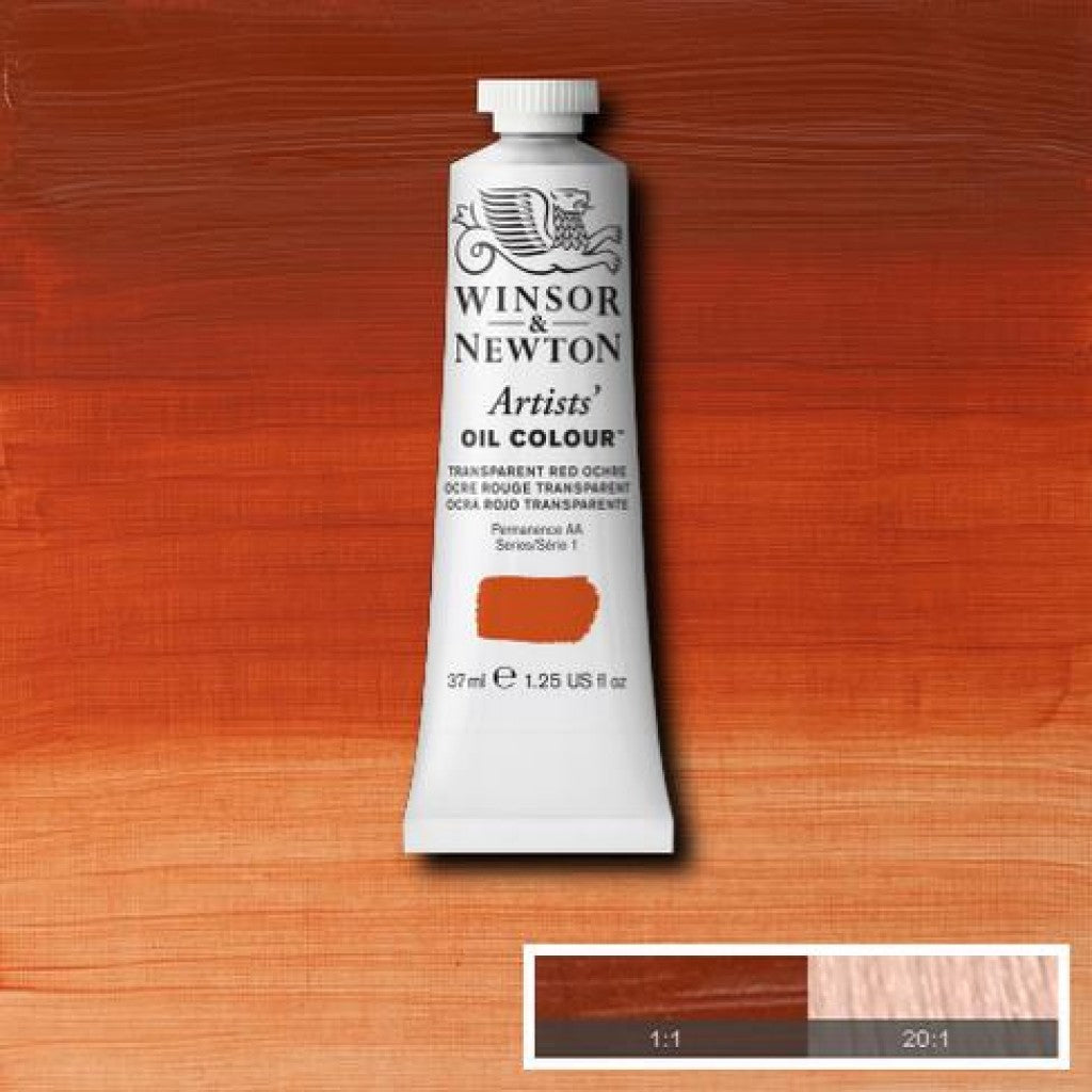 W&N - Artists Oil 37ml - 647 Transparent Red Ochre