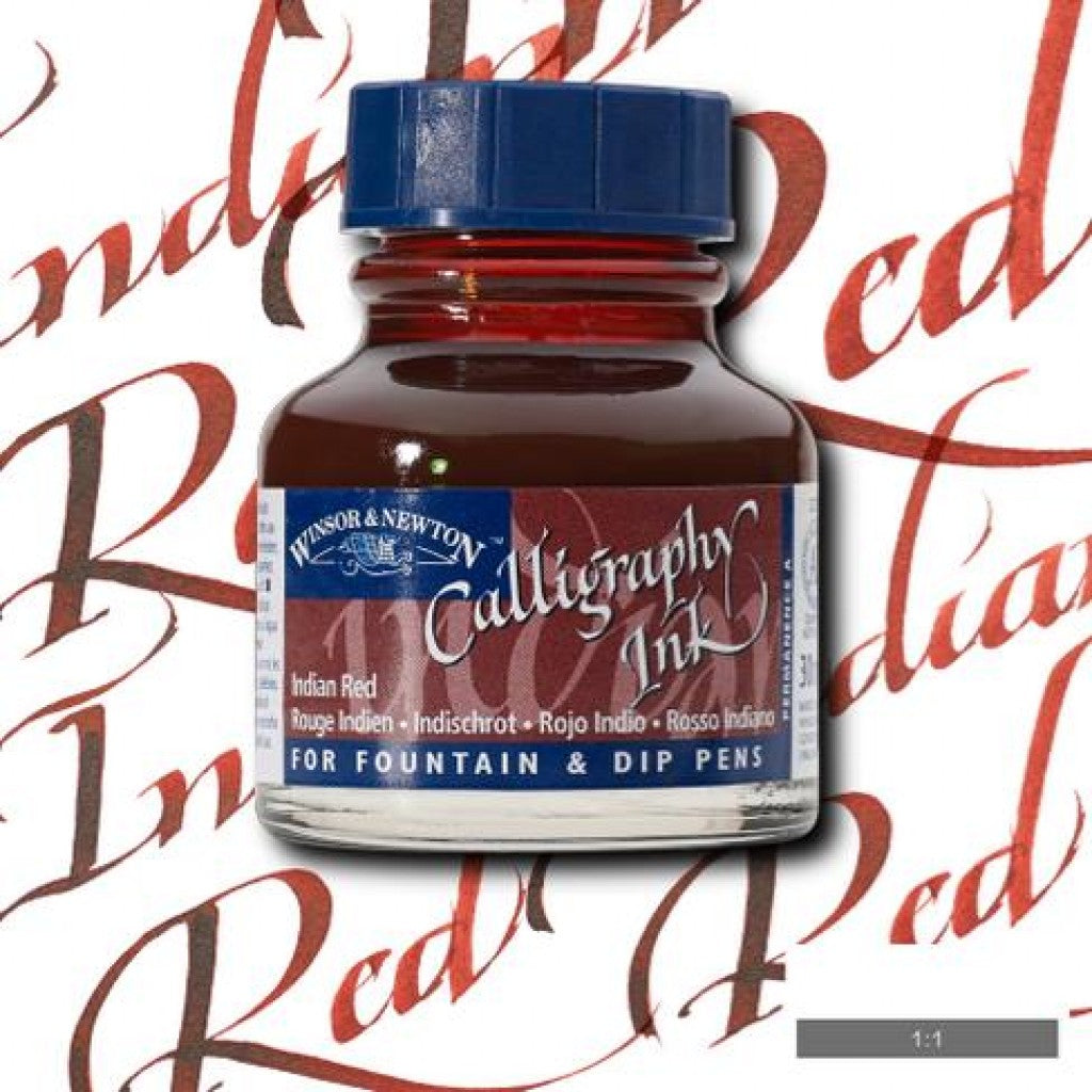 W&N Calligraphy Ink 30ml - 317 Indian Red