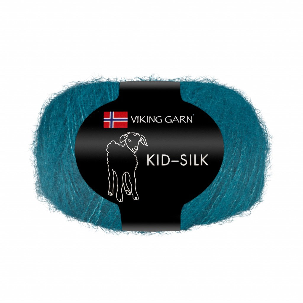 Kid-Silk - 338 Sjøblå