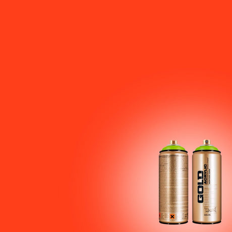 Montana - Gold 400ml - F3000 Fluorescent Fire Red