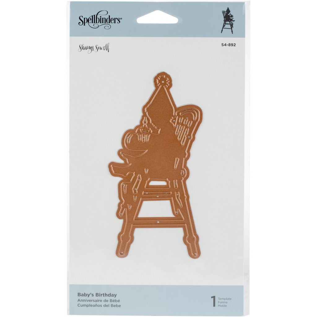 Spellbinders Die - Babys Birthday