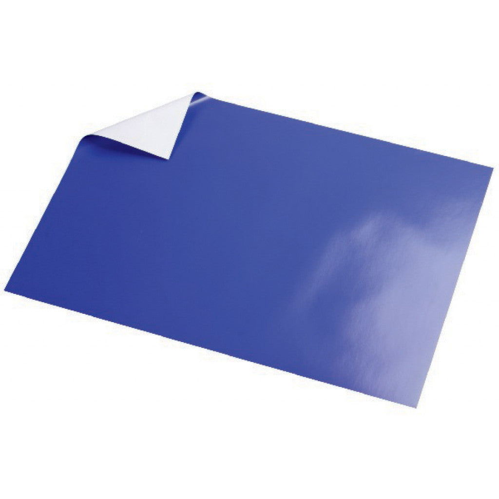 Glanspapir 80g 50x35cm 5stk m. blå m.eurohænger