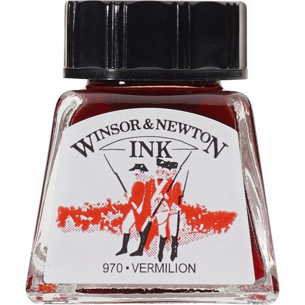 W&N - Drawing Ink 14ml - 680 Vermilion