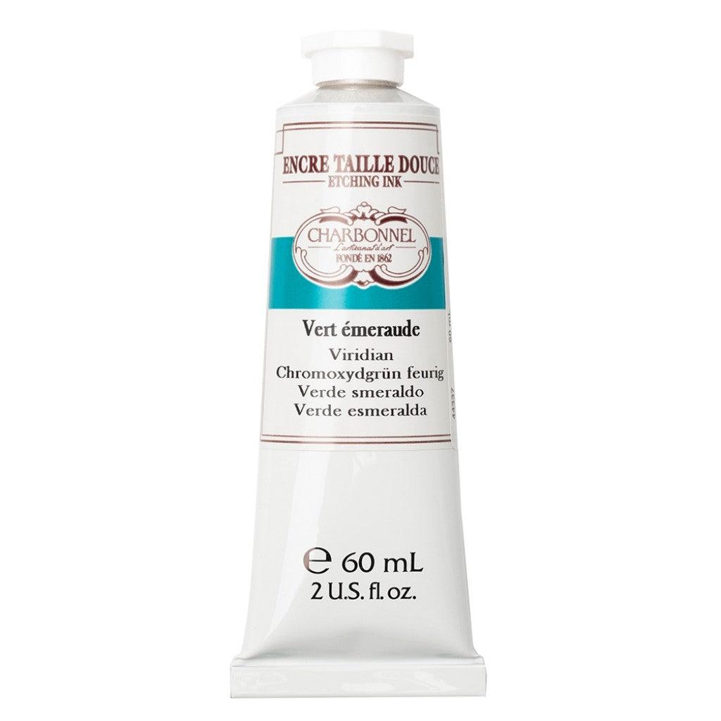 Charbonnel - Etching Ink 60ml - Emerald Green - HobbyHimmelen