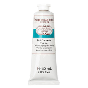 Charbonnel - Etching Ink 60ml - Emerald Green - HobbyHimmelen